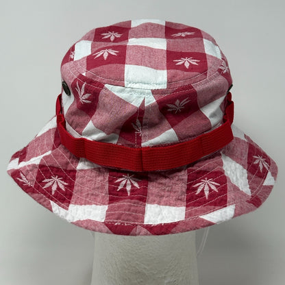 LRG Lifted Research Group Marijuana Boonie Hat Red Bucket Pot Weed Cannabis