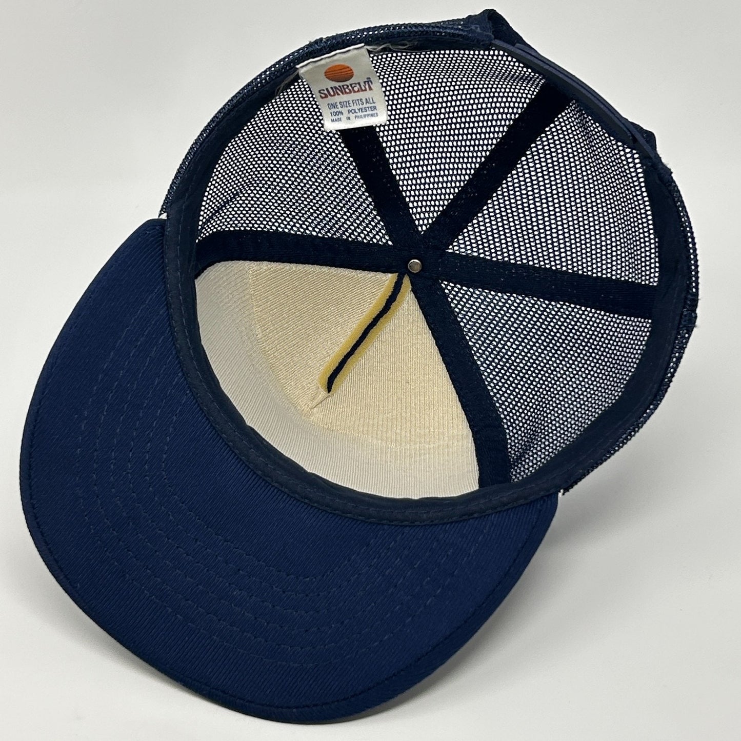 Vintage Sawyer Brown Trucker Hat Cap Blue Country Western Music Band Snapback