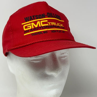 Vintage GMC Truck Motorsports Watson-Dillard Thayer MO Snapback Baseball Hat Cap