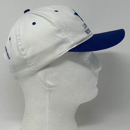 Vintage Lone Star Northwest Concrete Hat Cap White 90s Portland Snapback 6 Panel