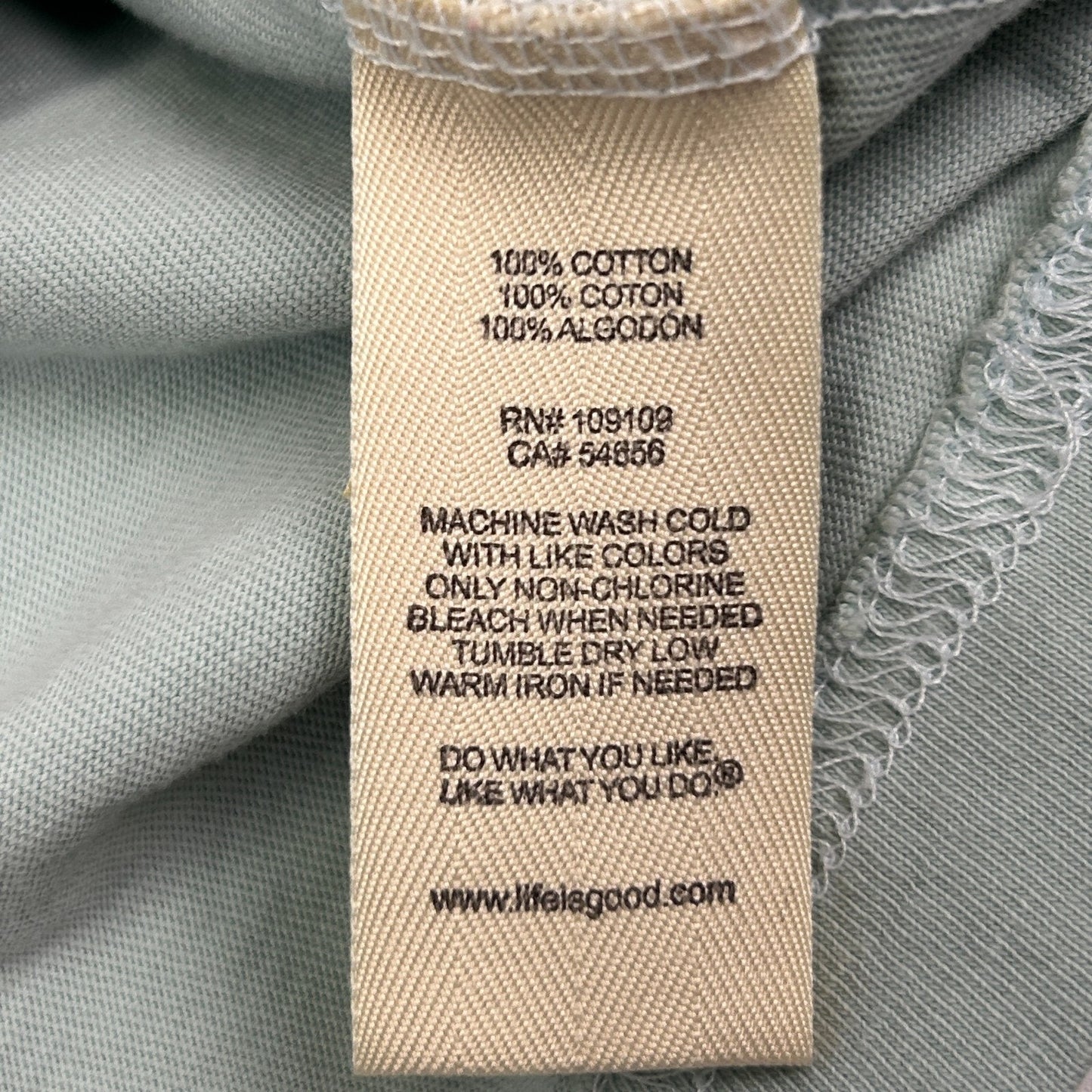 Life Is Good Dog Dad T Shirt Stick Figure Man Long Sleeve Green Mens XL X-Large - Neon Vintage