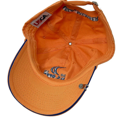 2015 US Open Chambers Bay Golf Course Dad Hat Ball Marker Orange Baseball Cap