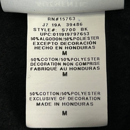 Bleacher Report Hoodie Hooded Sweatshirt Sports Long Sleeve Black Mens M Medium