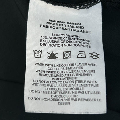 Las Vegas Raiders Polo Shirt Black NFL On Field Short Sleeve Nike Dri Fit Large