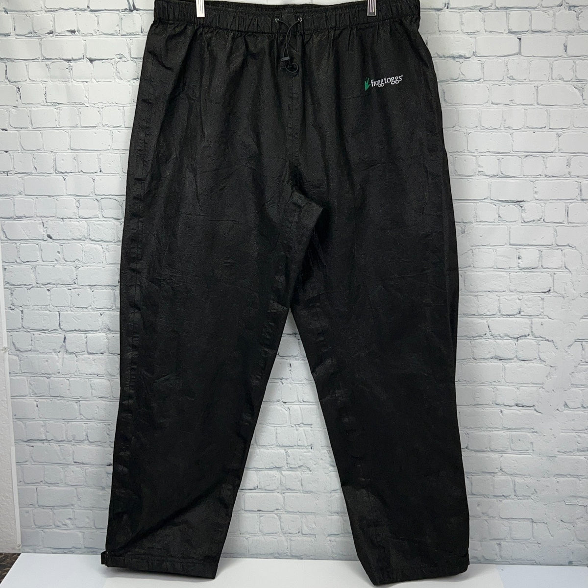 Frogg Toggs Rain Pants 2XL XXL Black Waterproof Lightweight Hiking Outdoor Mens