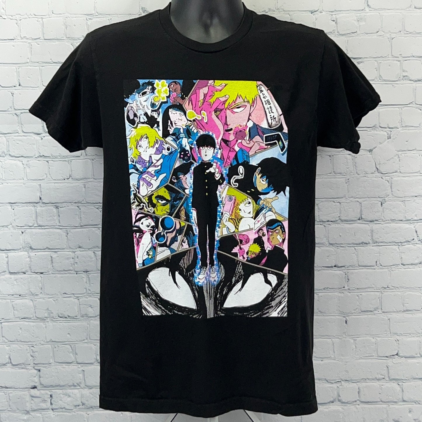 Mob Psycho 100 T Shirt Unisex M Medium Japanese Manga Anime Crunchyroll Black