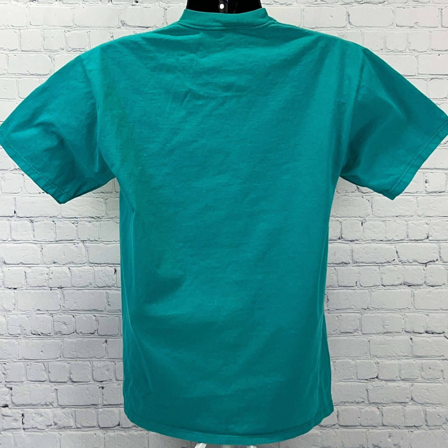 Vintage 90s Over the Hill T Shirt L Large Green Birthday Aging Old Made In USA