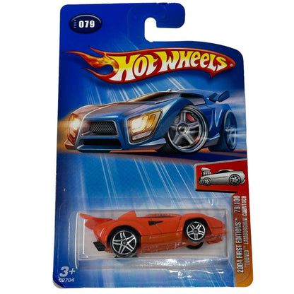 Lamborghini Countach Tooned Hot Wheels - Coche de colección en fundición a presión, color naranja, año 2004, nuevo