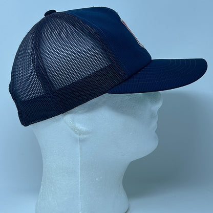 Vintage 80s Minnesota Twins Trucker Hat Baseball Cap Blue Mesh Snapback MLB