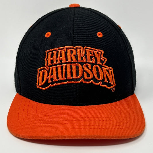 Harley Davidson  Bartels Los Angeles Hat Baseball Cap Motorcycles Black Snapback
