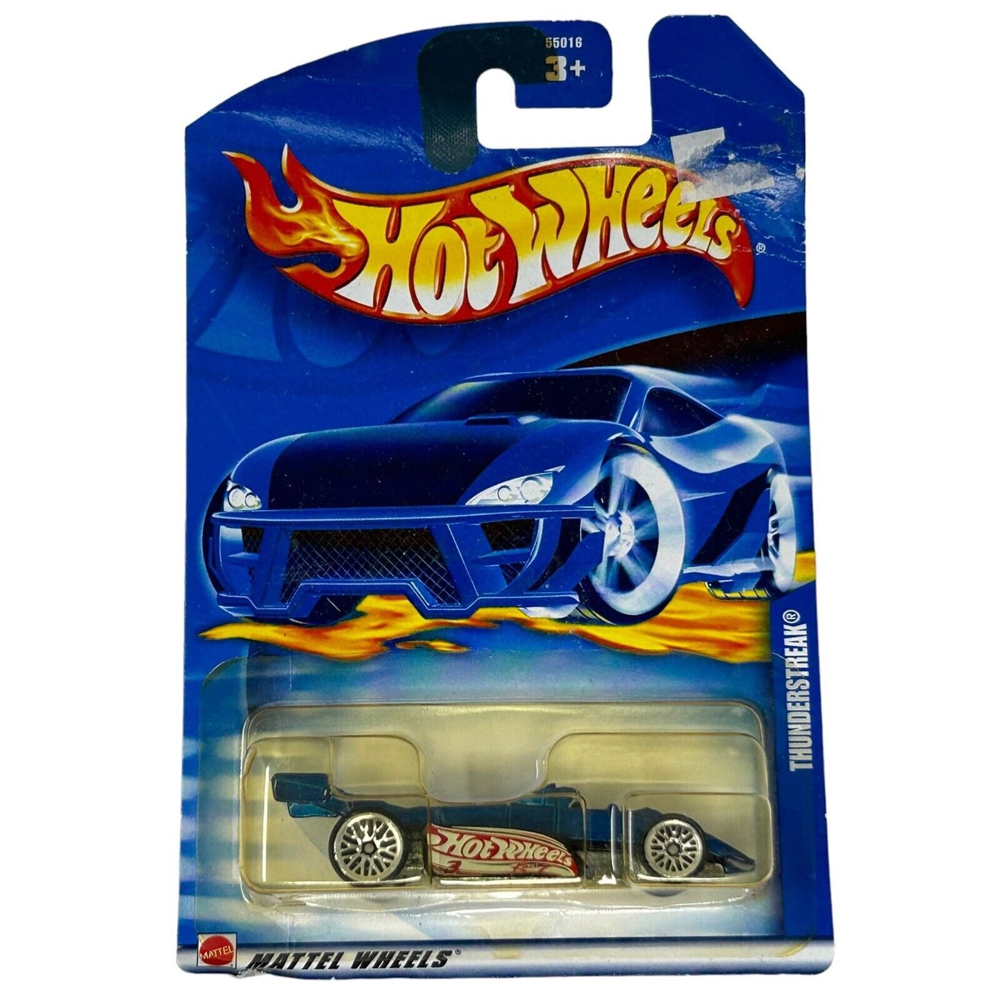 Thunderstreak Indy Hot Wheels 压铸赛车蓝色复古 2002 车辆全新