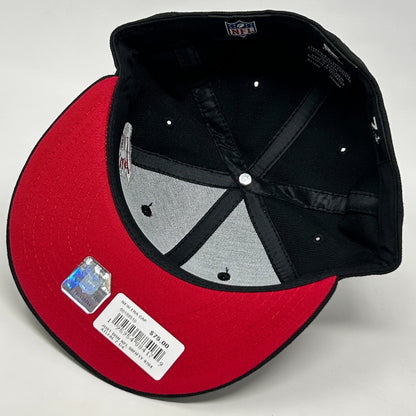 Atlanta Falcons Wool Baseball Hat Cap Fitted 7 1/4 New Era x Just Don NFL Black