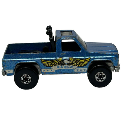 Eagle Bywayman Pickup Truck Hot Wheels Diecast Car Silverado Blue Vintage 1983