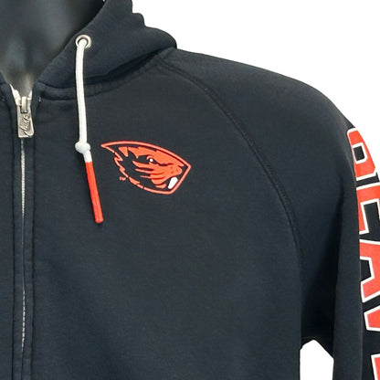 Nike Oregon State Beavers Hoodie Mens Medium NCAA OSU Hooded Sweatshirt Black