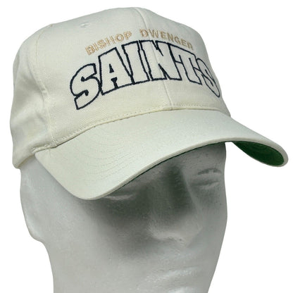 Vintage Bishop Dwenger High School Saints Youth Baseball Hat Cap Snapback White