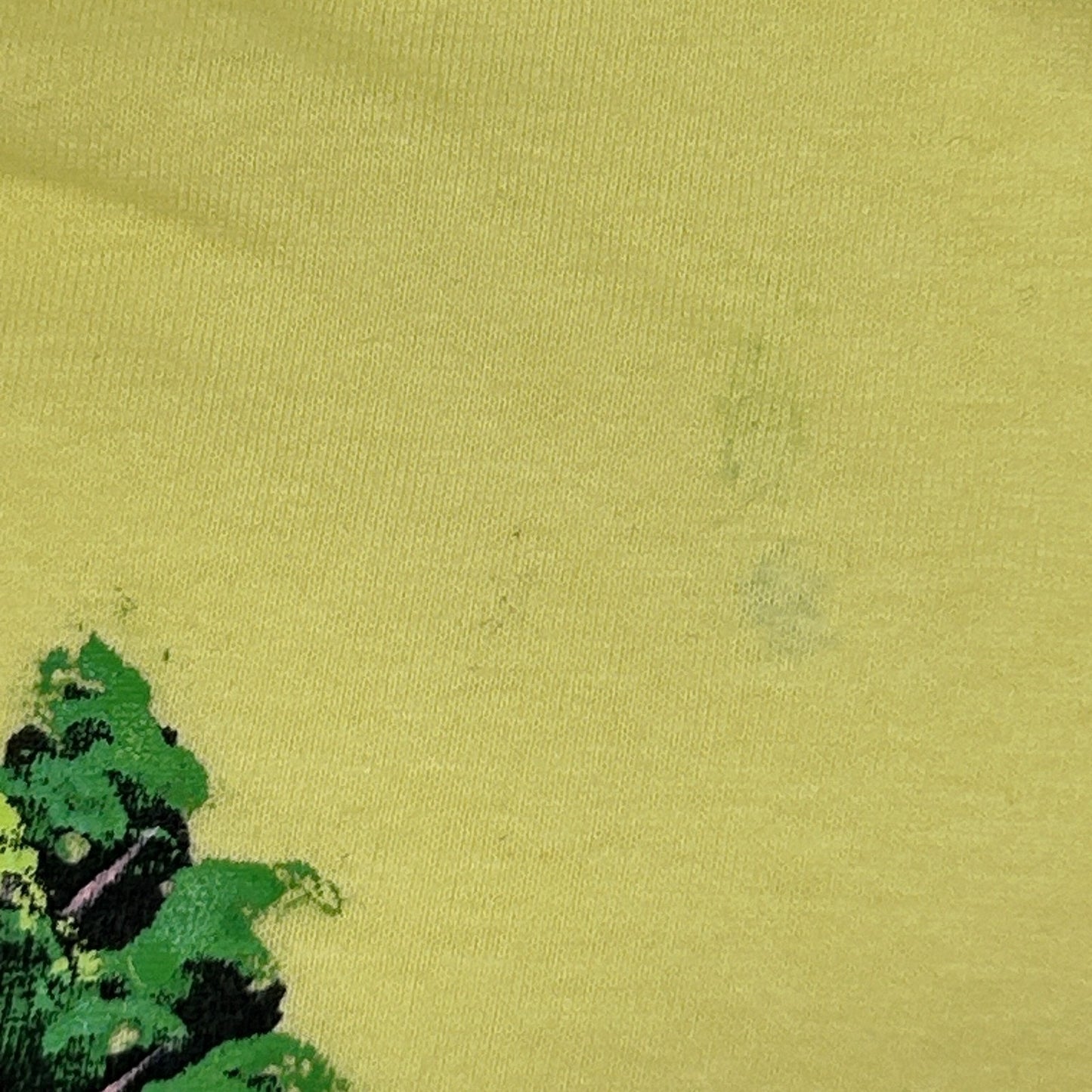 Vintage 90s Philippines T Shirt Filipino Hand Painted Waterfall Yellow M Medium