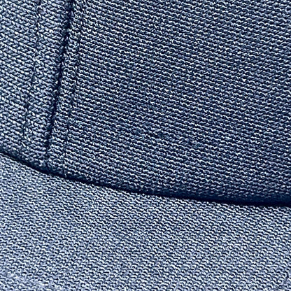 Vintage 80s Solid Blank Hat Baseball Cap Navy Blue Snapback 6 Panel Made In USA