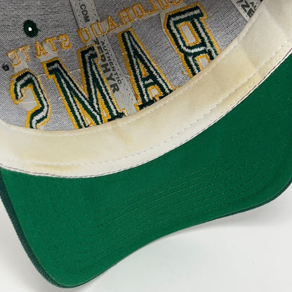 Colorado State Rams The Z Hat Baseball Cap CSU Zephyr Wool Blend Snapback Gray
