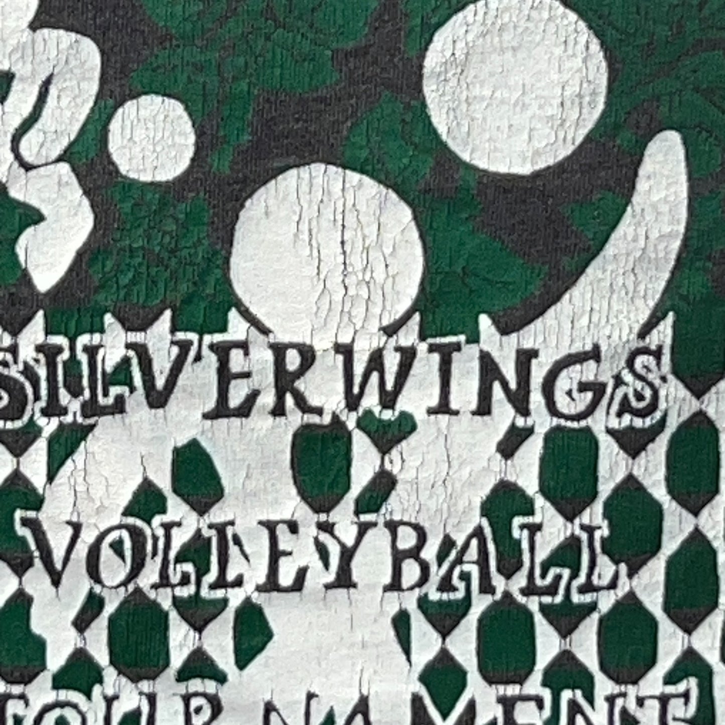 Vintage 90s Silverwings Volleyball Tournament T Shirt Molokai USA Black L Large