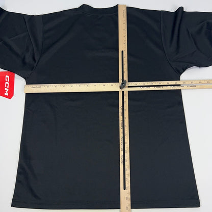 CCM Quicklite 5000 Junior Practice Hockey Jersey Shirt S-M Small-Medium Black