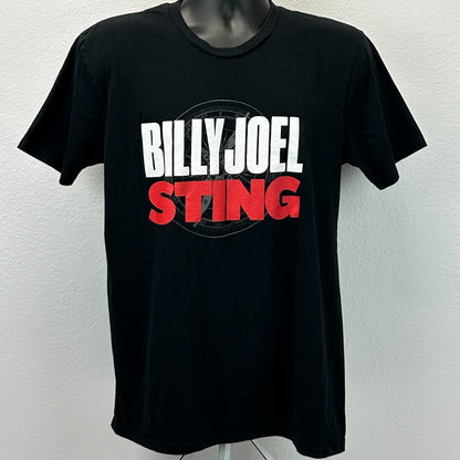 Sting and Billy Joel San Diego Concert T Shirt Mens M Medium Black 2024 Tour USA