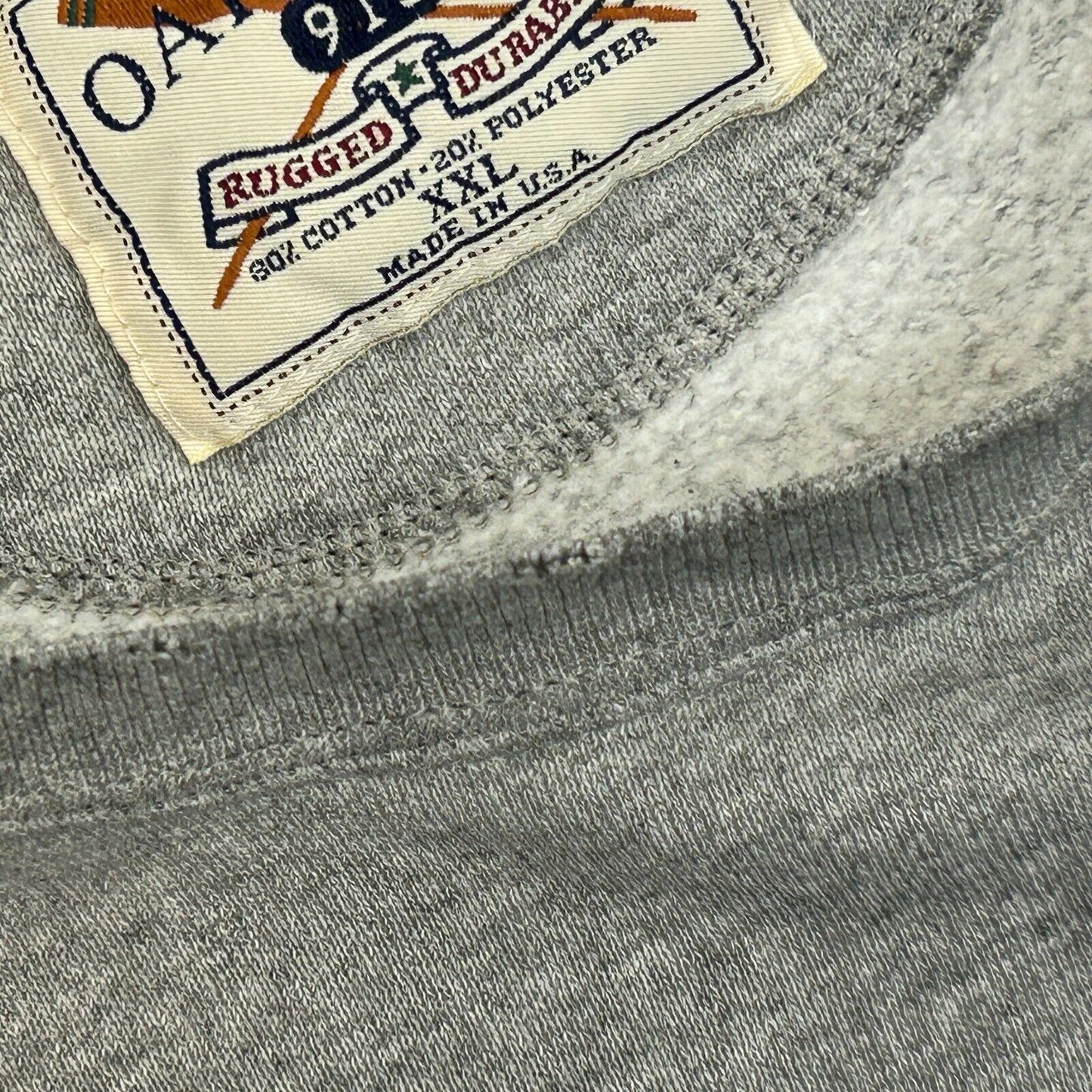 College of Notre Dame Vintage 90s Sweatshirt 2XL XXL University USA Mens Gray