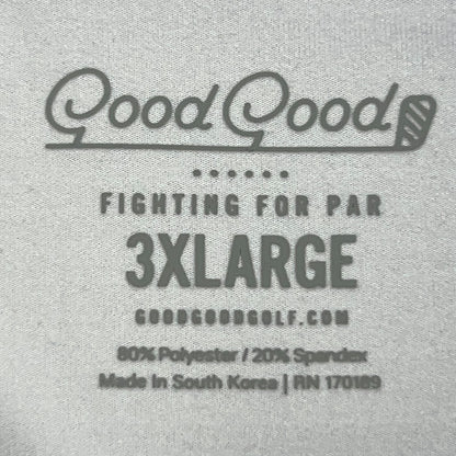 Good Good Quarter 1/4 Q Zip Shirt Golfer Long Sleeve Purple Check 3XL 3XLarge