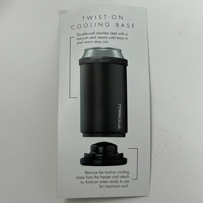Lot of 2 Caddyshack Corkcicle Arctican Can Bottle Cooler Black Travis Mathew
