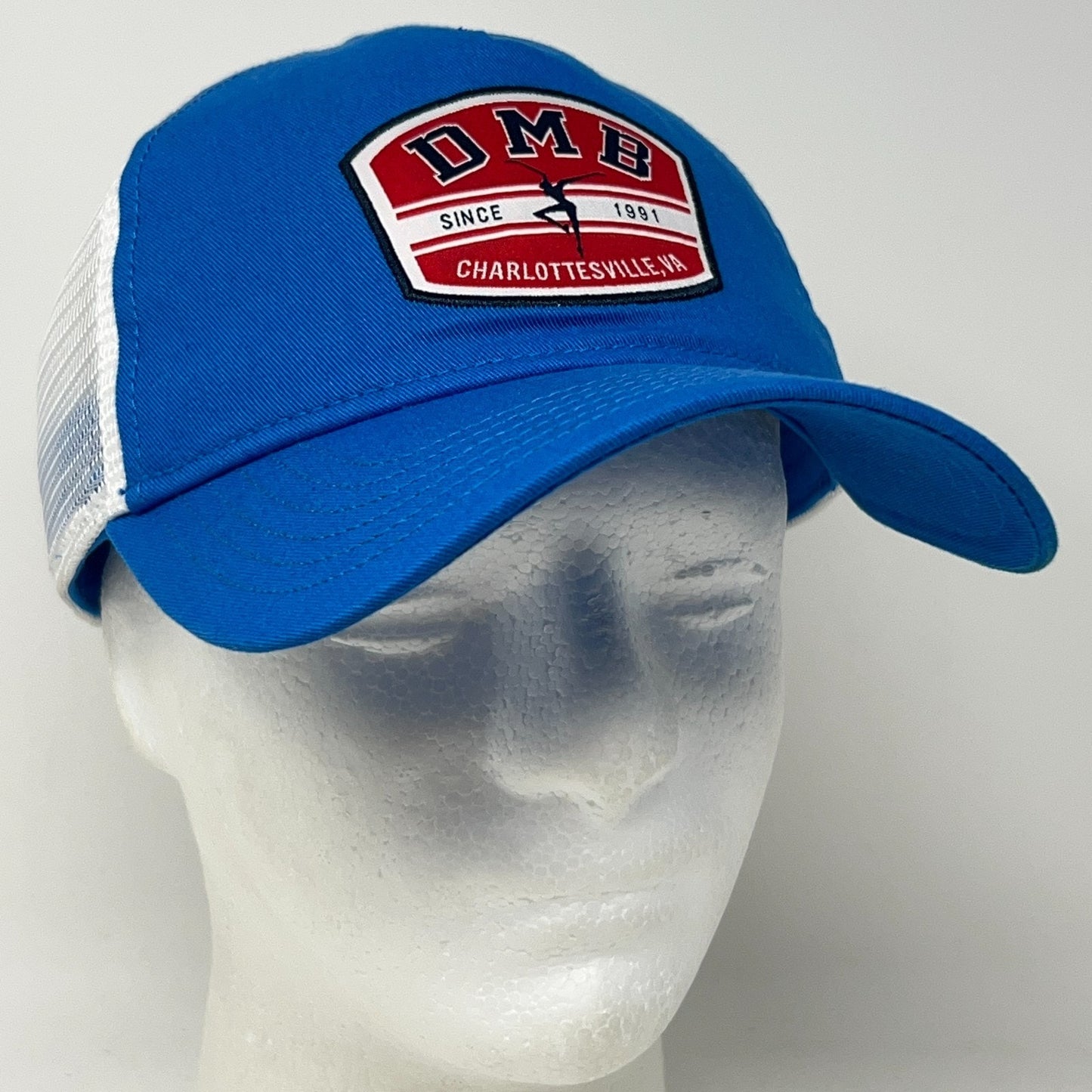 Dave Matthews Band DMB Trucker Hat Baseball Cap Fire Dancer Mesh Snapback Blue