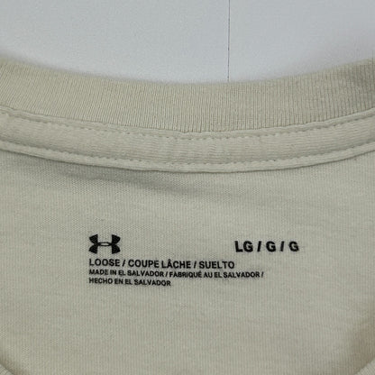 Under Armour Freshwater DVSN Division T Shirt Fishing Fisherman Ivory L Large