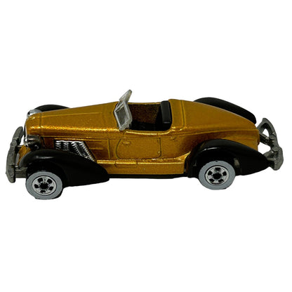 Auburn 852 Hot Wheels Collectible Diecast Car Convertible Gold Toy Vehicle 80s