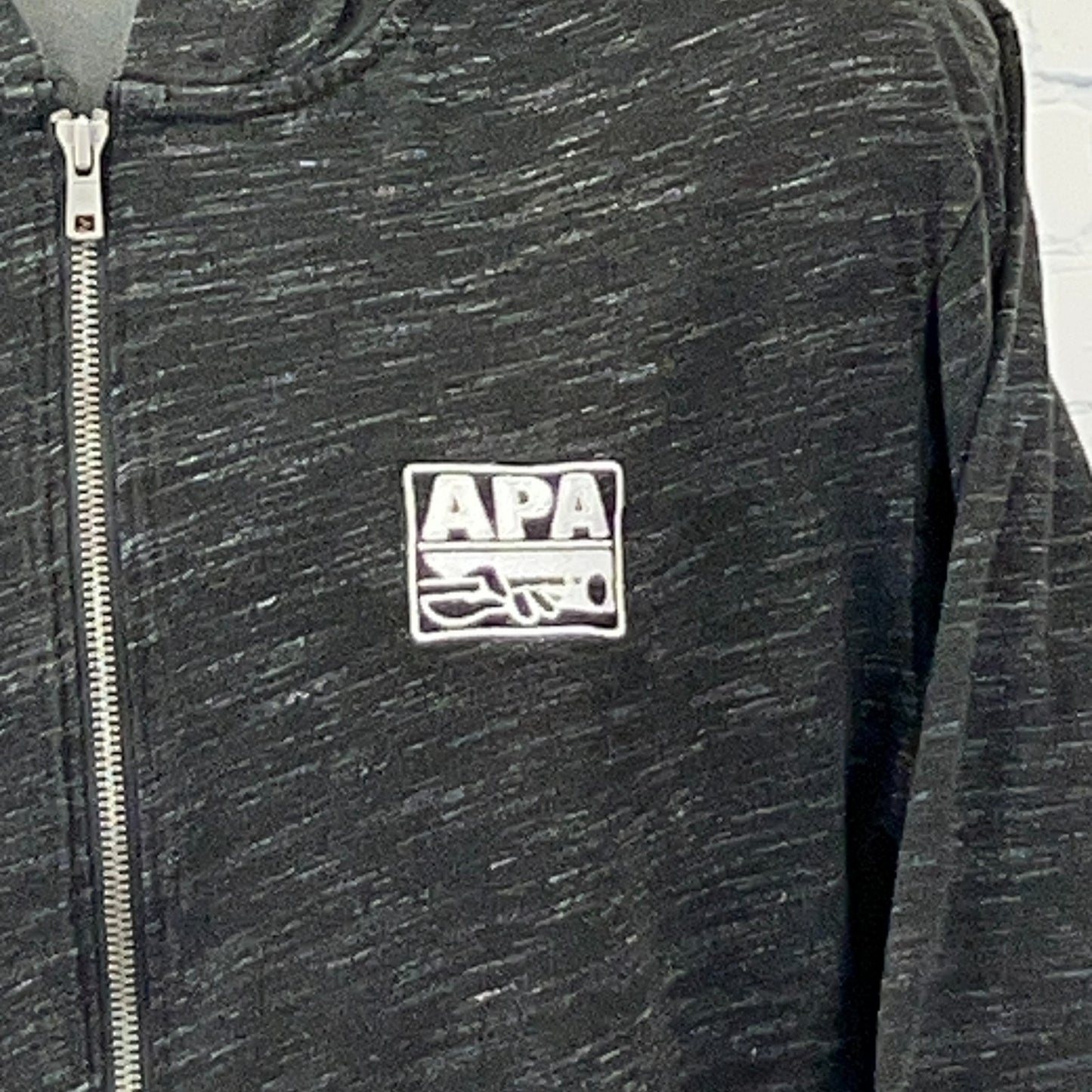 APA Hoodie Hooded T Shirt Billiards American Poolplayers Assoc Black XL X-Large