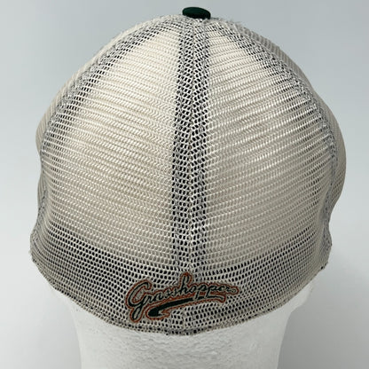Greensboro Grasshoppers Hat Baseball Cap 47 Brand MiLB Green Mesh Trucker S-M