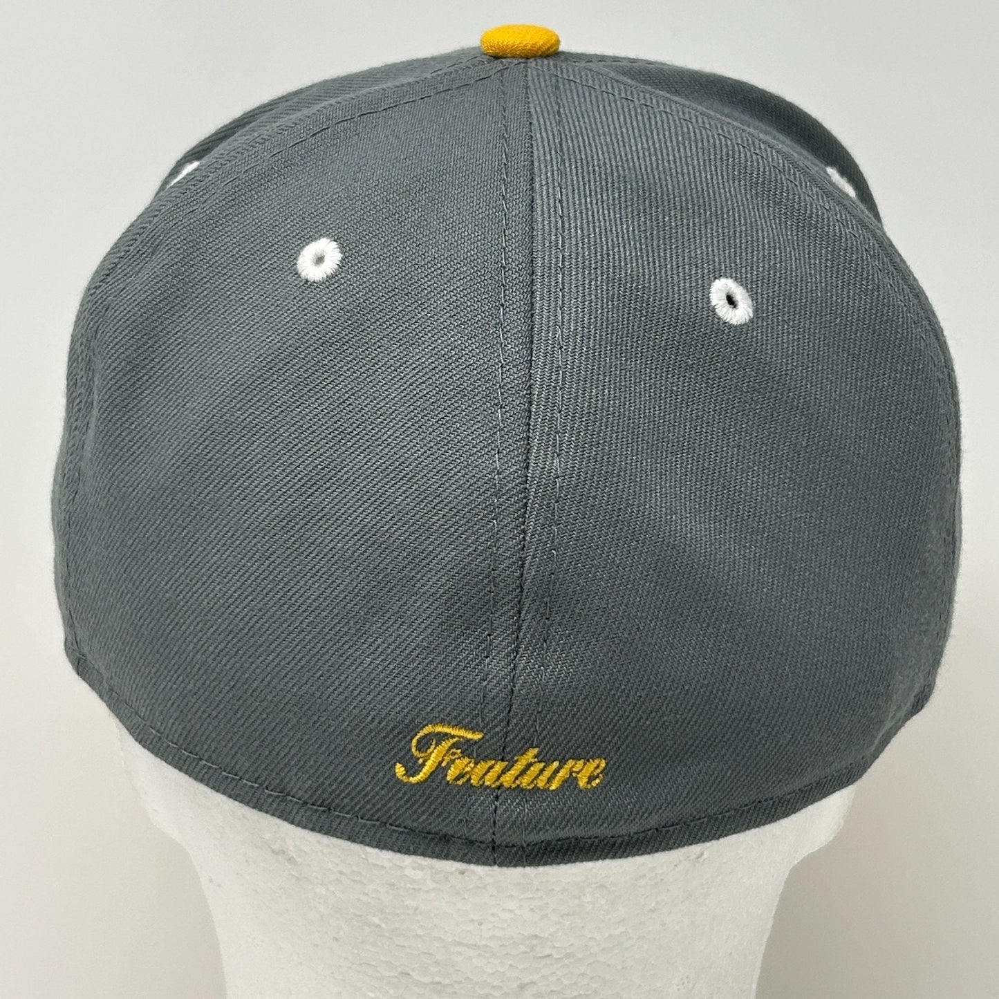 Feature Hat Baseball Cap Spellout New Era 59Fifty Streetwear Gray Fitted 7 3/8