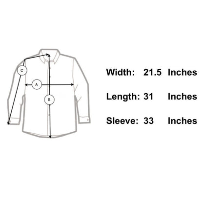 Vintage 70s Landmark Button Front Dress Shirt 15 1/2 M Medium Big Collar Disco
