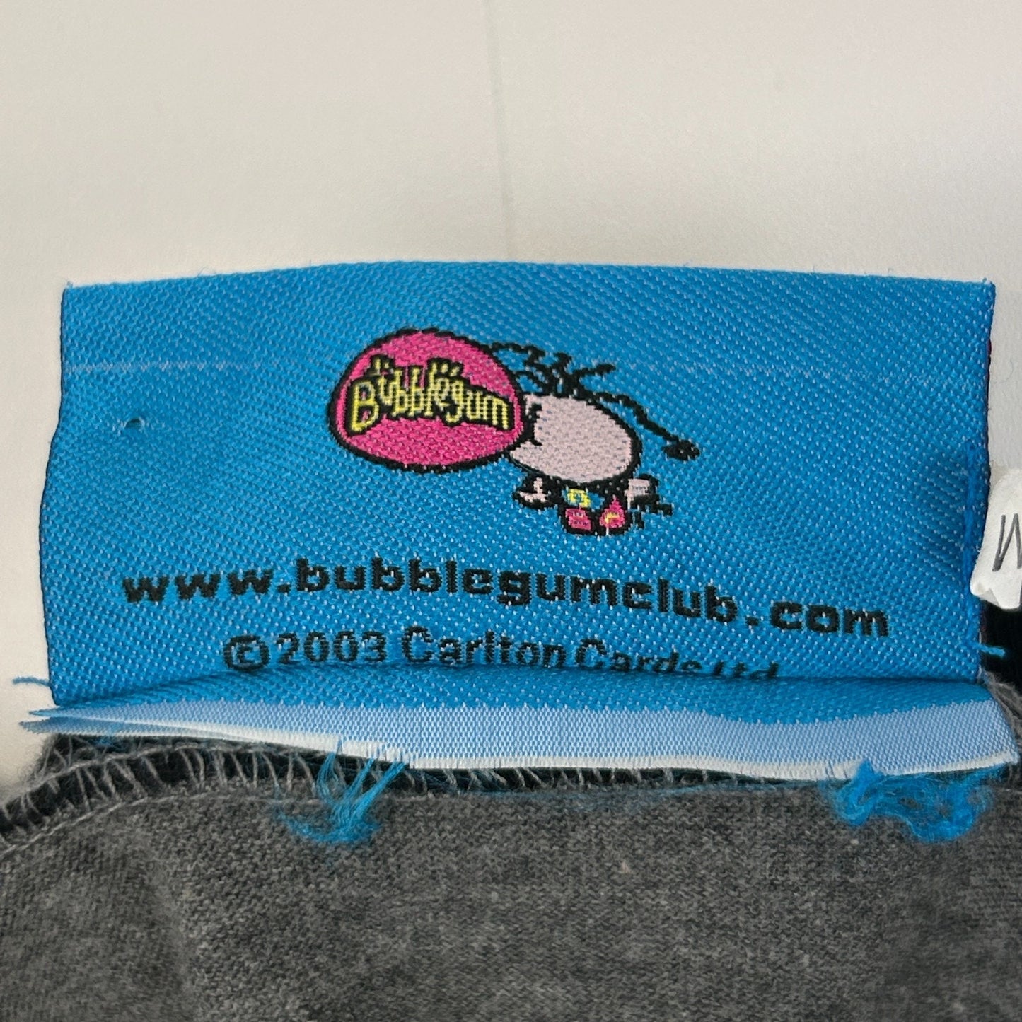 Vintage Y2Ks King of Lovers Ringer T Shirt Bubblegum Carlton Cards Gray M Medium