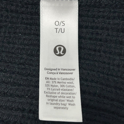 Lululemon Las Vegas Desert Dogs Beanie Hat NLL Lacrosse Merino Wool Black NWT