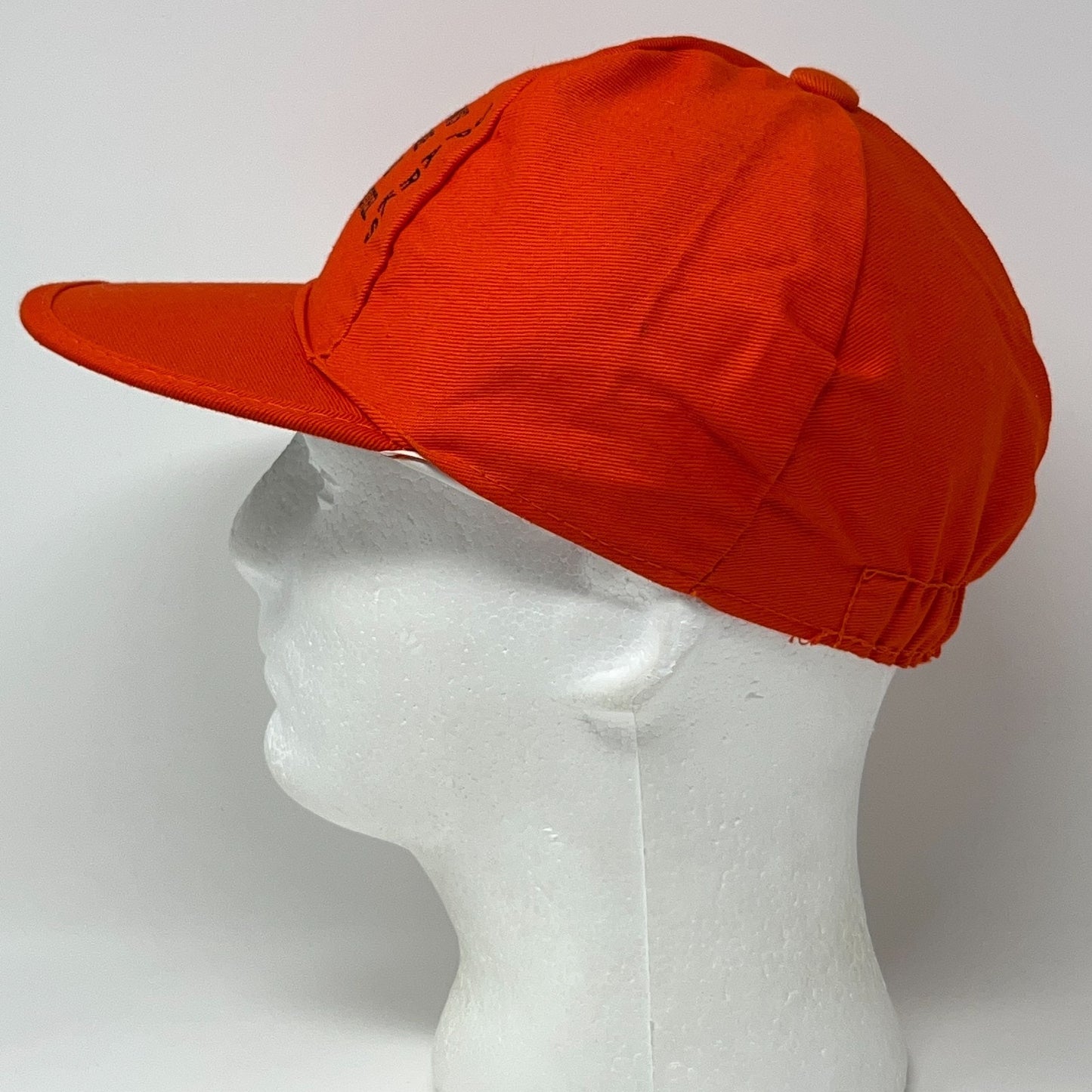 Vintage 70s Pick Hobson Reno Sparks Hat Baseball Cap Nevada Casinos Orange M-L