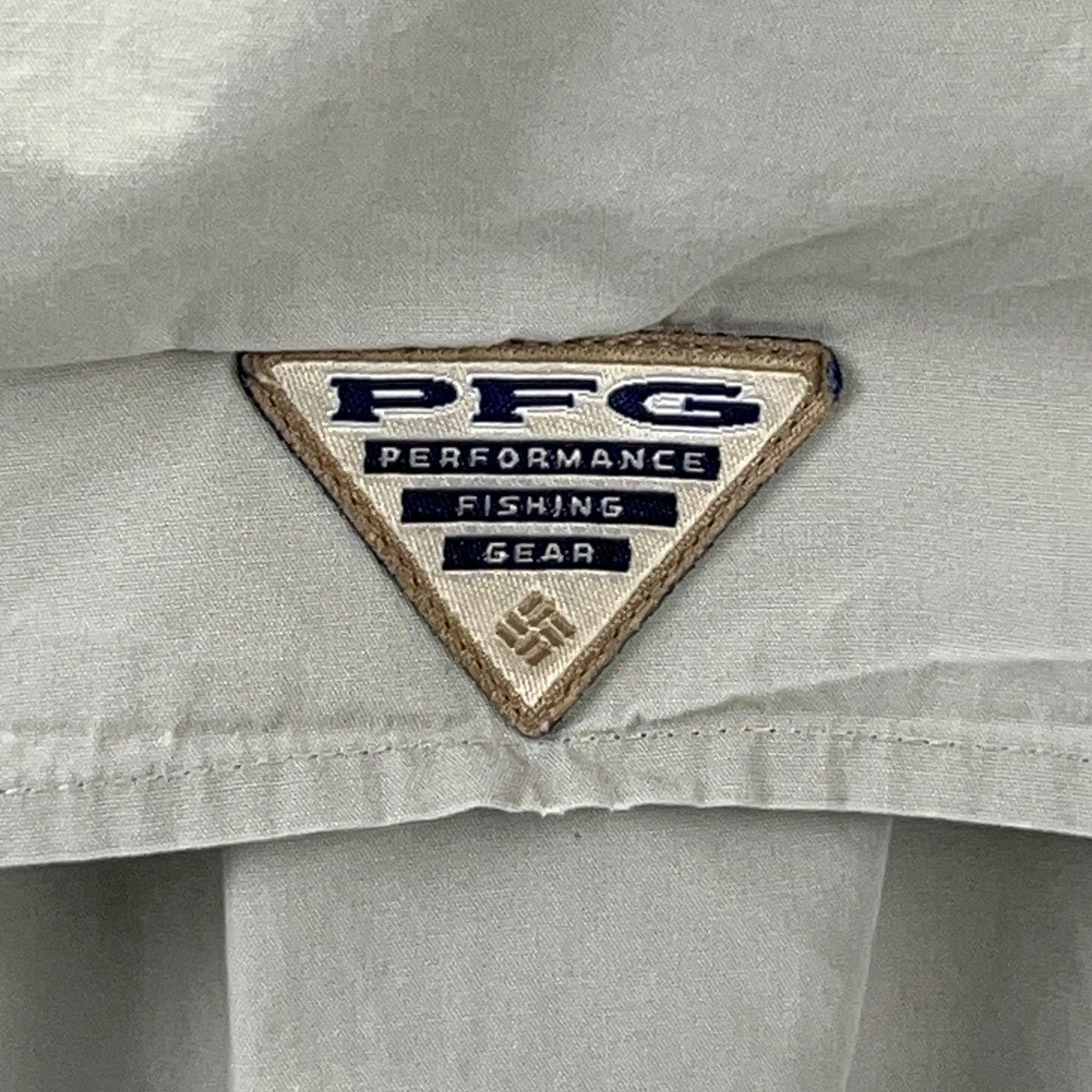 Columbia PFG Hampton Island Preserve Shirt Mens L Large Fishing Button Up Khaki