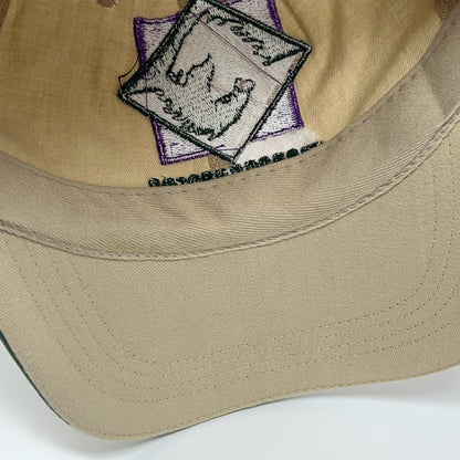 Vintage 90s Santa Anita Park Thoroughbreds Hat Baseball Cap Horse Racing Beige