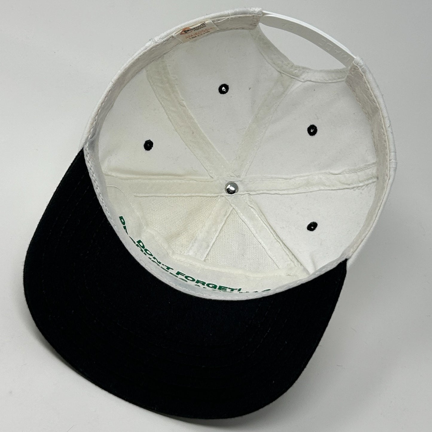 Vintage 90s Producers Hybrids Hat Baseball Cap Seeds Agriculture Snapback White