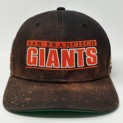 Nike San Francisco SF Giants Hat Baseball Cap Script Spellout Snapback MLB Black