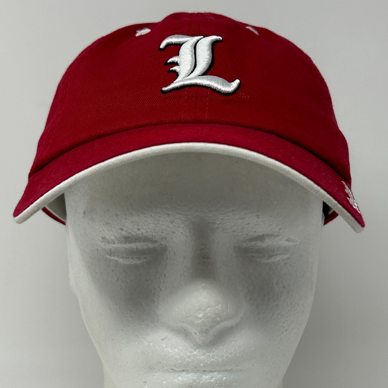Louisville Cardinals Dad Hat Baseball Cap NCAA University UofL TOW Strapback Red - Neon Vintage