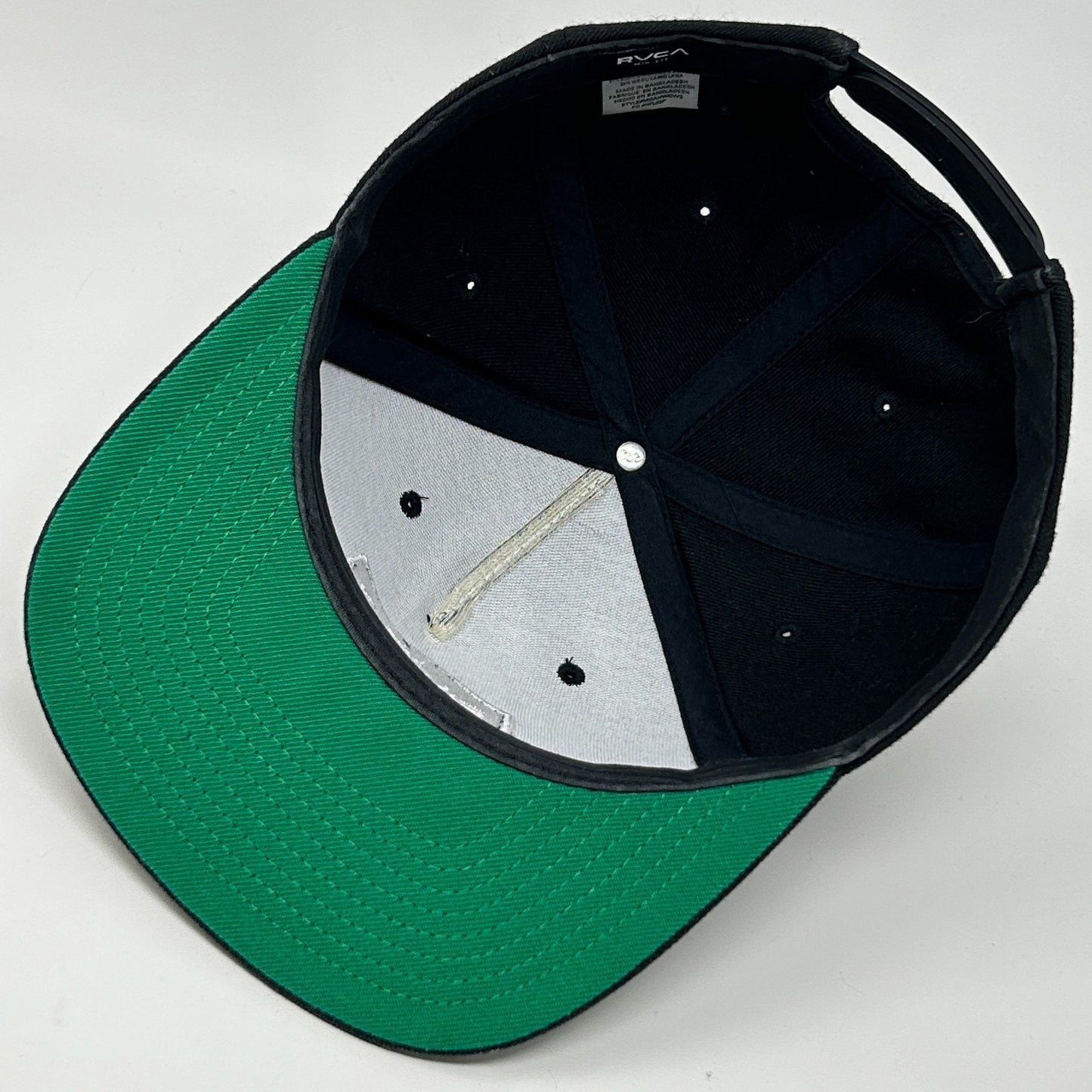 RVCA Hat Baseball Cap PM Tenore Skater Surfer Surfing MMA Snapback Mid Fit Black