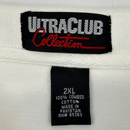 Las Vegas Wranglers Ambassadors Club Polo Shirt ECHL Ice Hockey White XXL 2XL