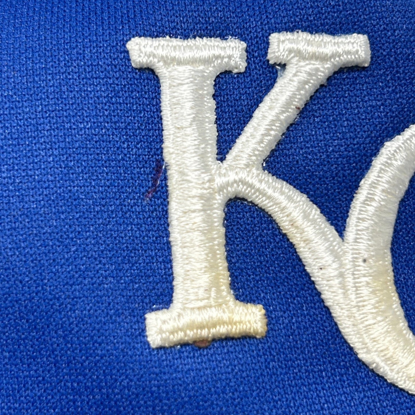 Vintage 80s Kansas City KC Royals Trucker Hat Baseball Cap Mesh Snapback Blue