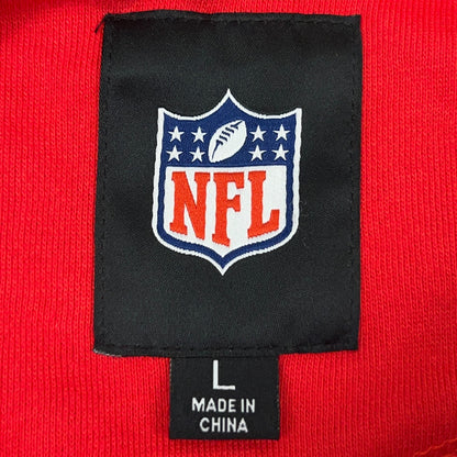 San Francisco 49ers Hoodie L Large Red Hooded Sweatshirt Full Zip G-III Pockets