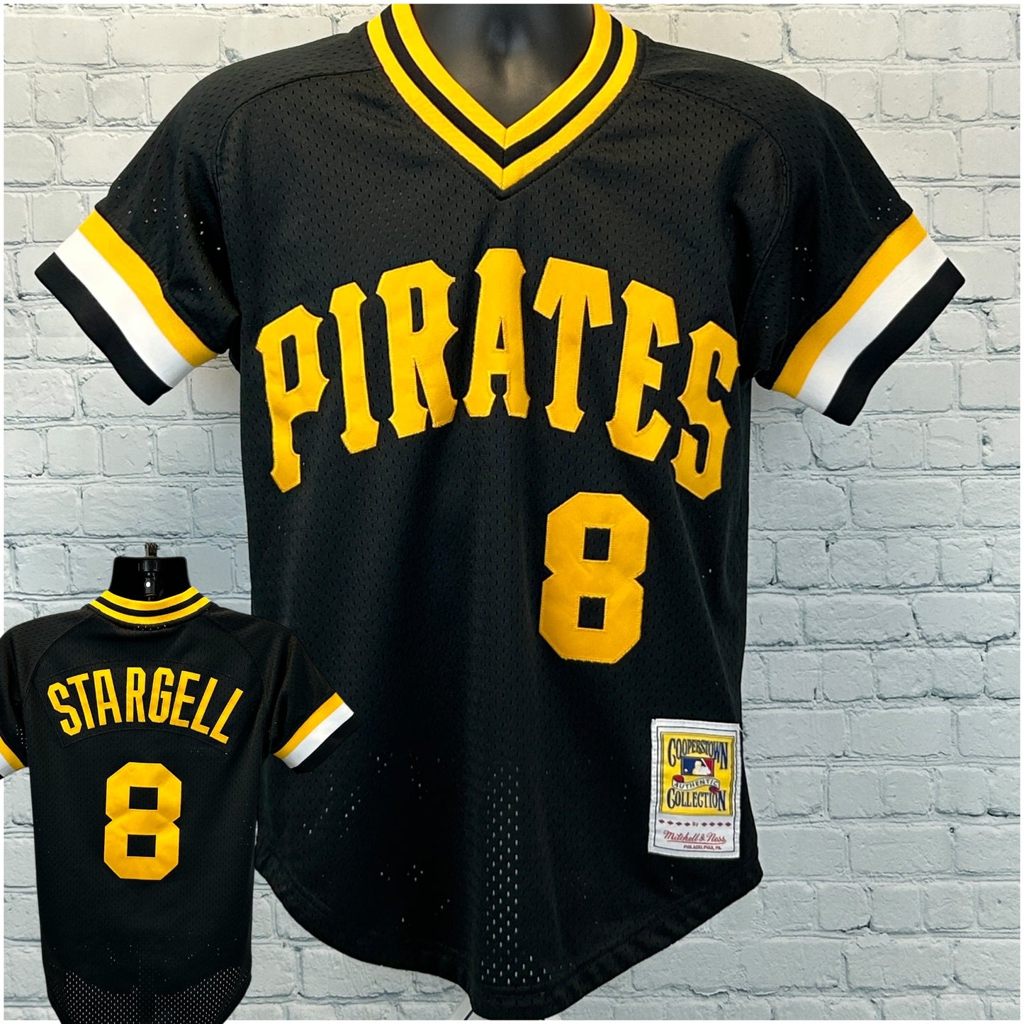 Willie Stargell Pittsburgh Pirates Jersey Shirt 1982 Mitchell & Ness S Small 36