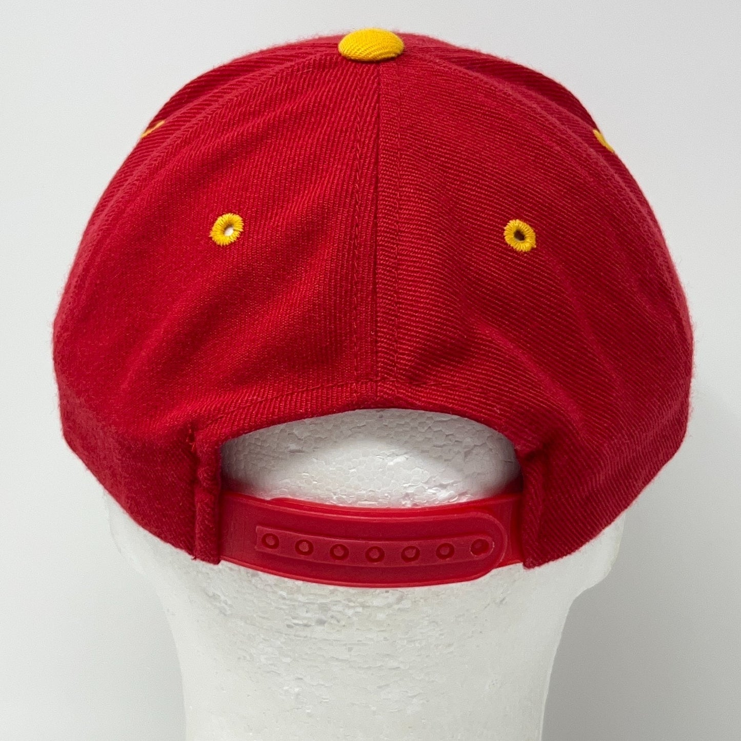 Vintage 90s Kansas City Chiefs Hat Baseball Cap NFL Wool Blend Snapback Red