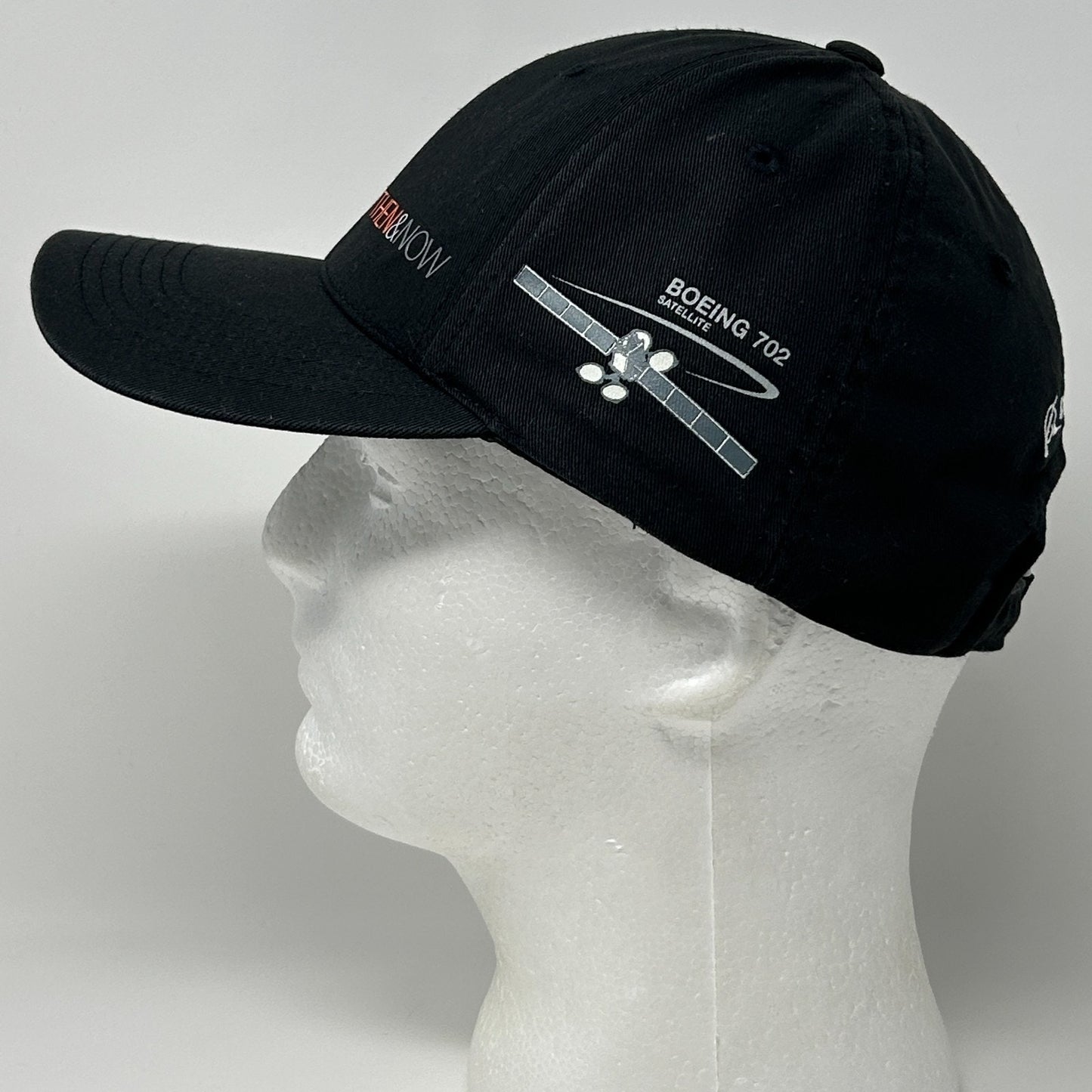 Boeing Syncom 702 Satellites Hat Baseball Cap Space Then and Now Strapback Black